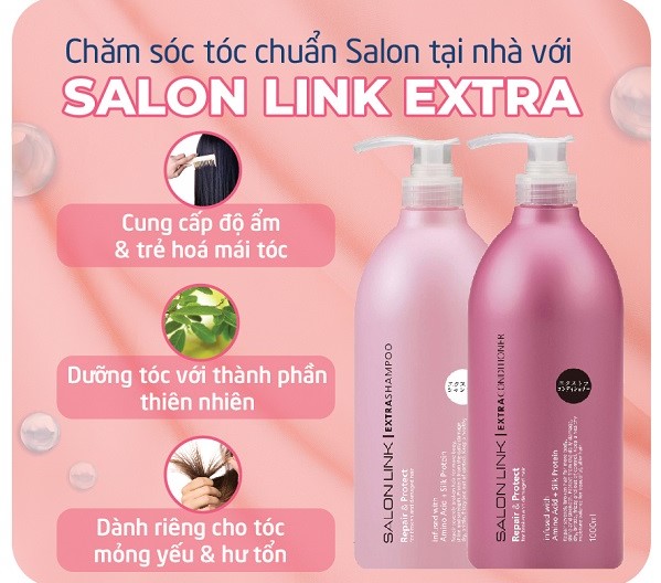 Dầu xả siêu dưỡng & phục hồi tóc Salon Link Repair