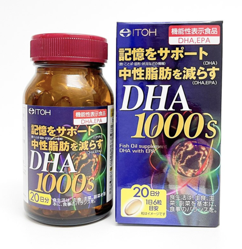 Viên uống bổ não ITOH DHA 1000mg Nhật Bản 120 viên